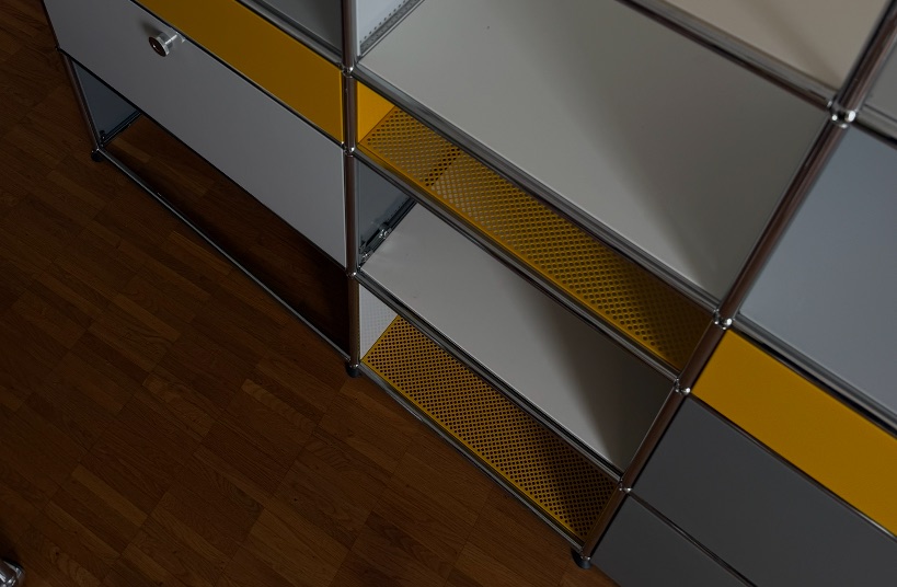 Detail Gelb perforiert